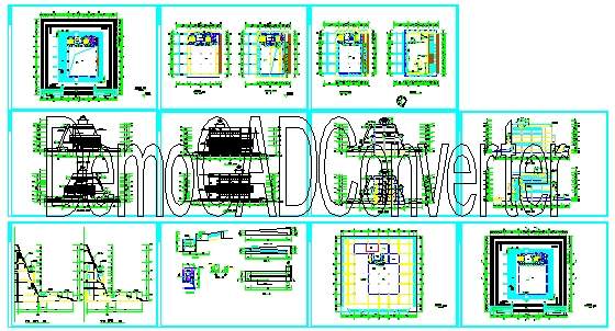 博物馆建筑施工图纸