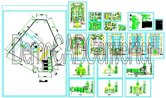 基督教会全套建筑图