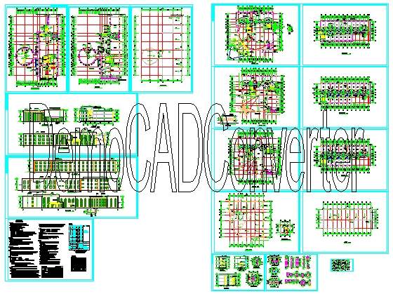 多层宾馆建筑CAD图纸