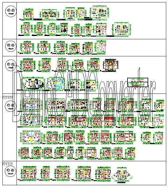 多种住宅楼户型图