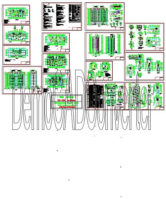 小高层住宅楼建筑全套施工图