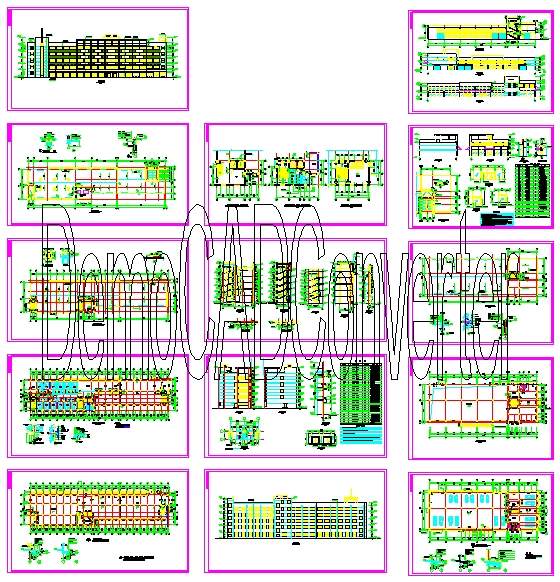 展厅及综合楼图纸