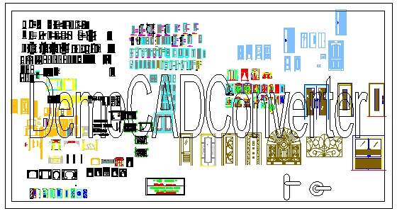 常用CAD图块（门类）