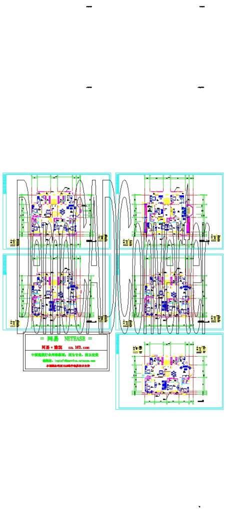 户型平面建筑施工图