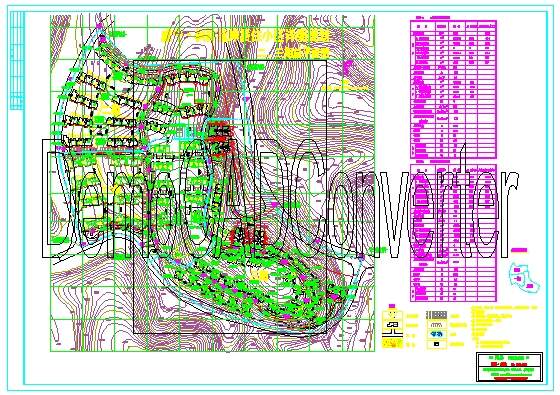 某居小区详细规划二三期总平面CAD图纸
