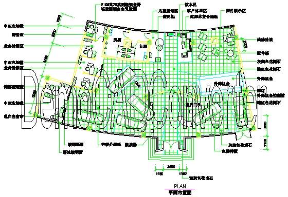 汽车展厅图块、详图装修施工图纸、详图2套