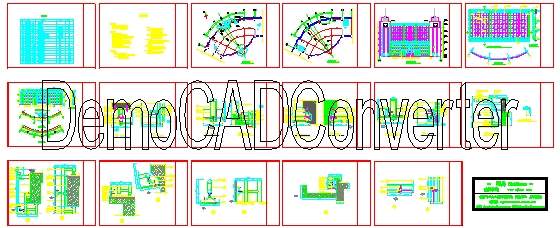 玻璃幕墙CAD施工图