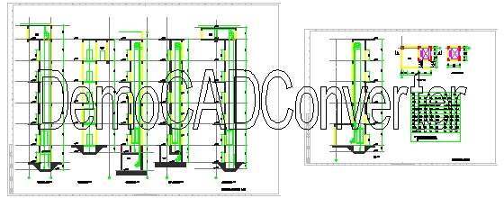 电梯、楼梯、货梯节点大样CAD图纸