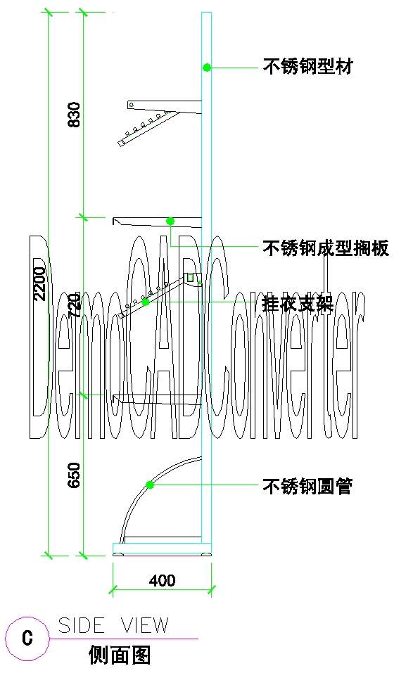 眼镜店、音像店、体育用品店实套装修施工图纸、详图13套