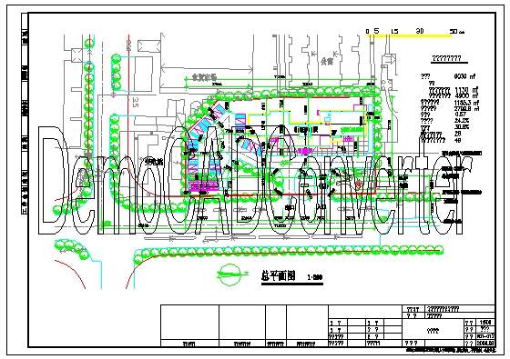 社区服务中心办公楼建施CAD图纸