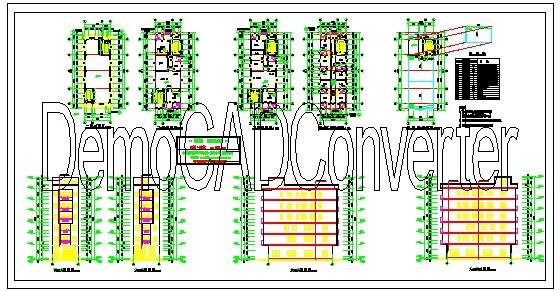 私人住宅建筑CAD施工图纸