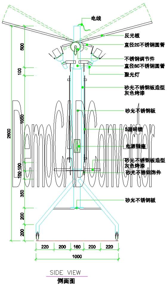 美容美发（接待台、工作台装修施工图纸、详图18套）