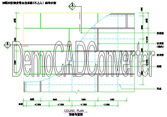 装饰构造、顶棚详图13套