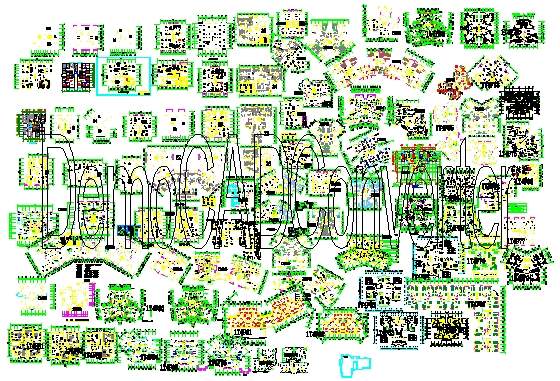 高层住宅CAD建筑施工图