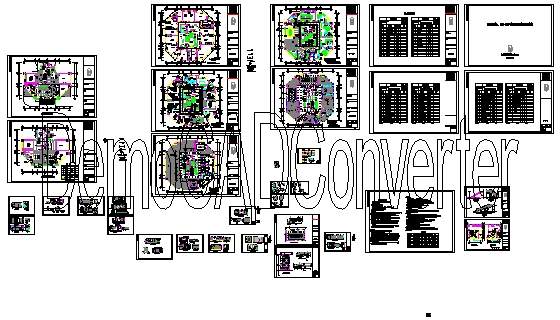 1F大堂CAD图纸（23F办公楼室内装修）CAD图纸