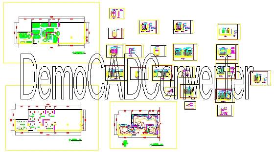 家私专卖店CAD装修方案CAD图纸