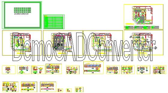 展会展厅装修施工图CAD整体案例