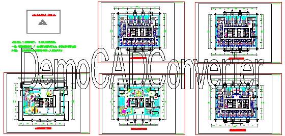 深圳四星酒店装修设计方案CAD图纸