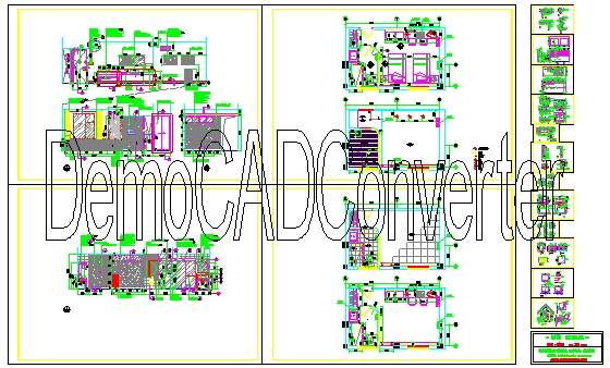 酒店客房样板间CAD图纸