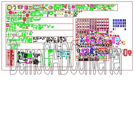 室内装修素材图库CAD图库