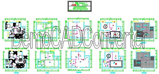 小型公寓室内装修图CAD装修图