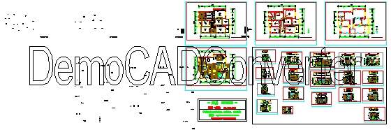 香樟园室内住宅装修CAD图