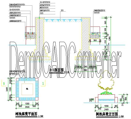 树池CAD详图