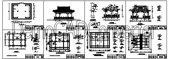 水榭古建设计方案施工图