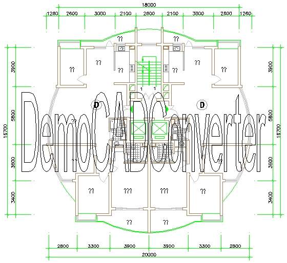 温馨佳园建筑环境设计施工CAD图纸