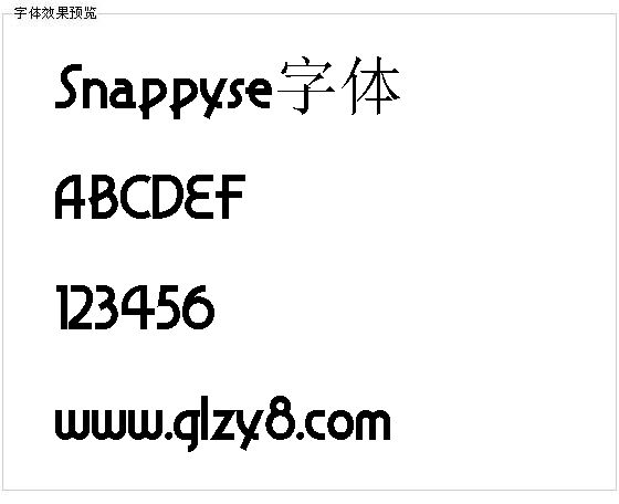 Snappyse字体