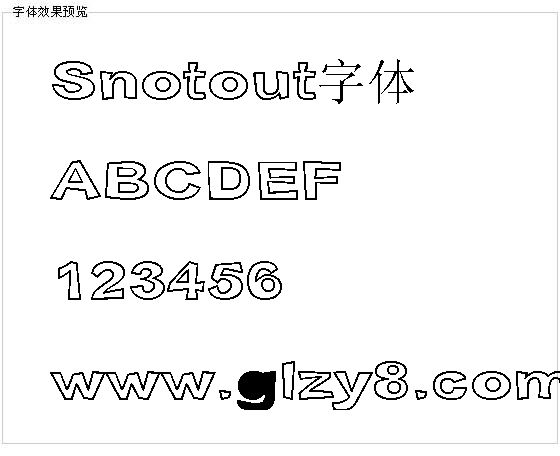 Snotout字体