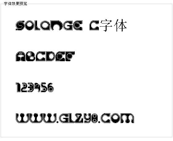 Solange C字体