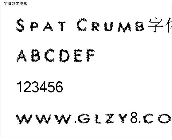 Spat Crumb字体