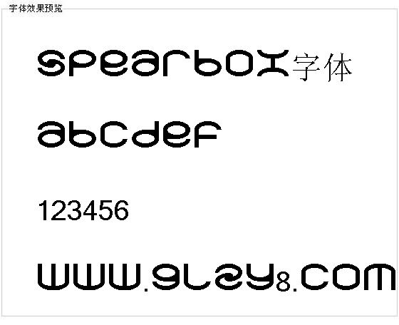 Spearbox字体