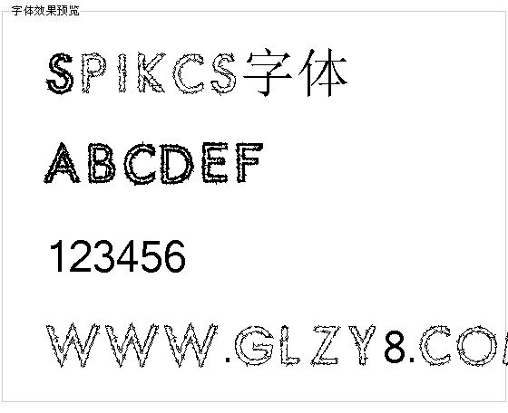 Spikcs字体