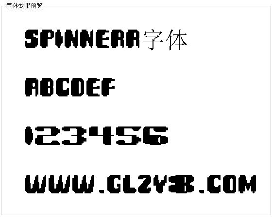 Spinnerr字体