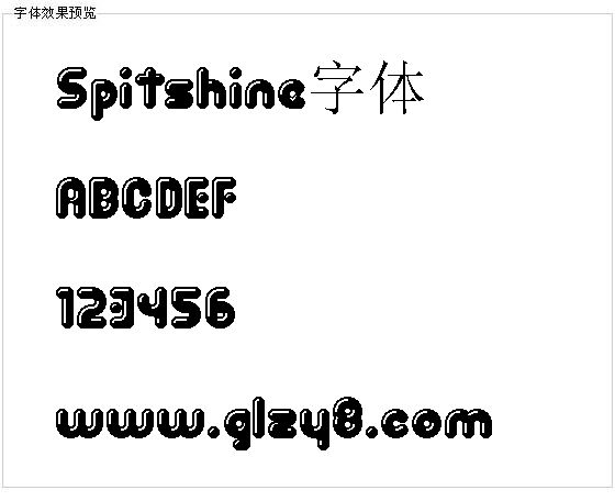 Spitshine字体