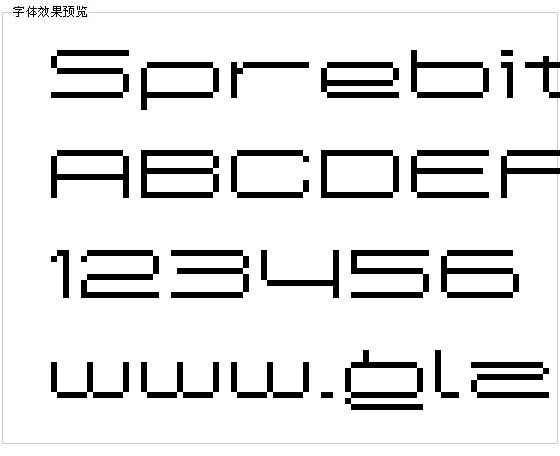 Sprebit字体