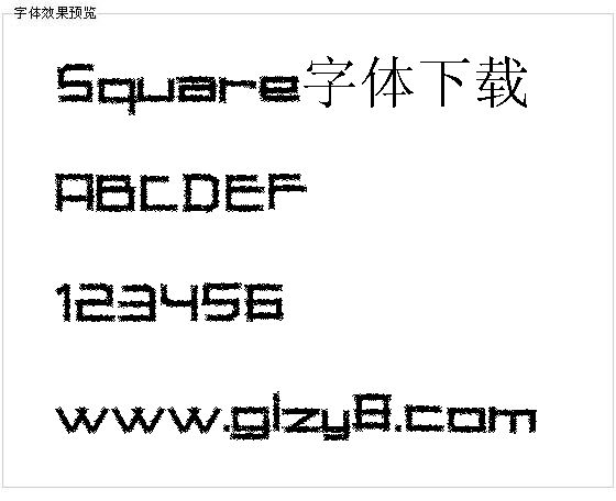 Square字体下载