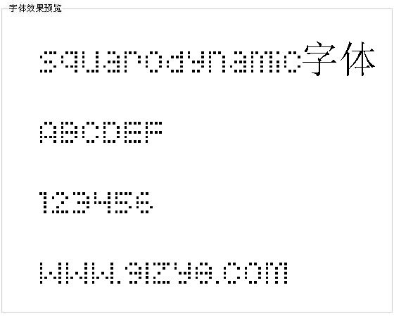 Squarodynamic字体