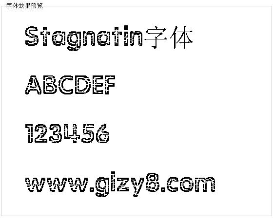 Stagnatin字体