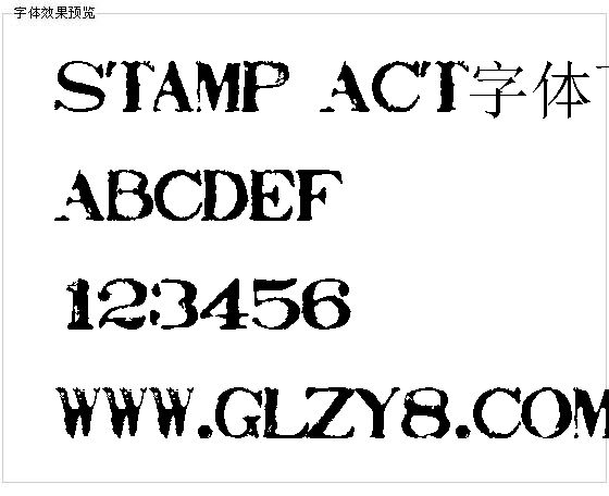 Stamp Act字体下载