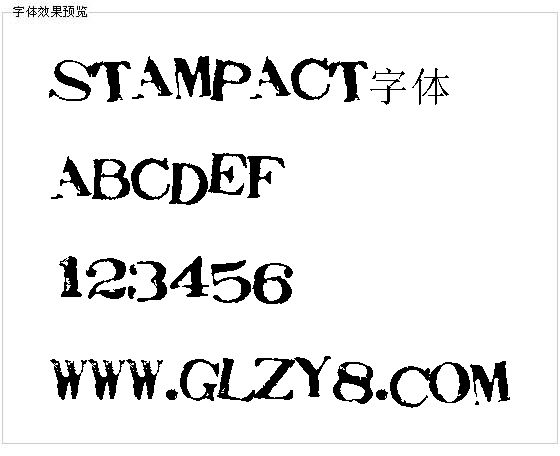 STAMPACT字体