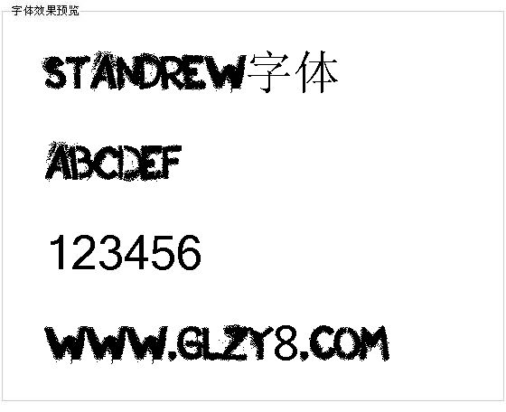 StAndrew字体