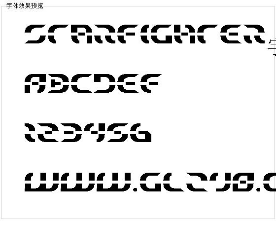 Starfighter字体