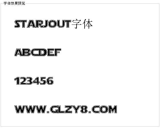 Starjout字体