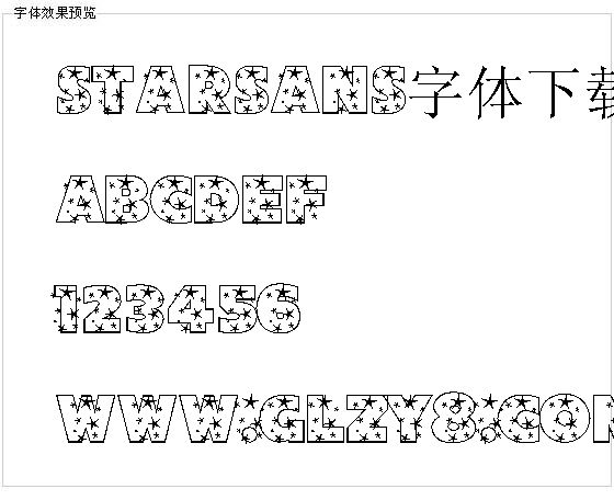 Starsans字体下载