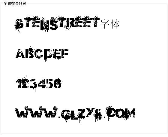 Stenstreet字体