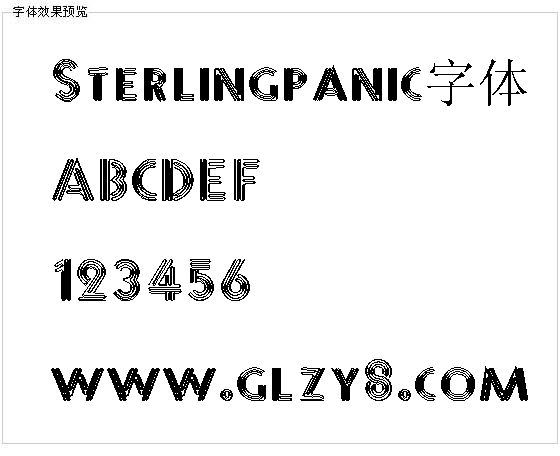 Sterlingpanic字体