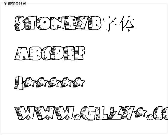 Stoneyb字体